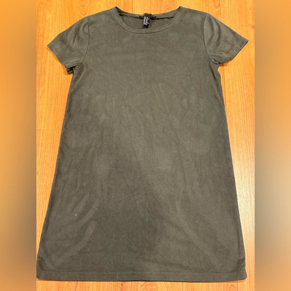 Forever 21 Olive Green Shift Dress - XS